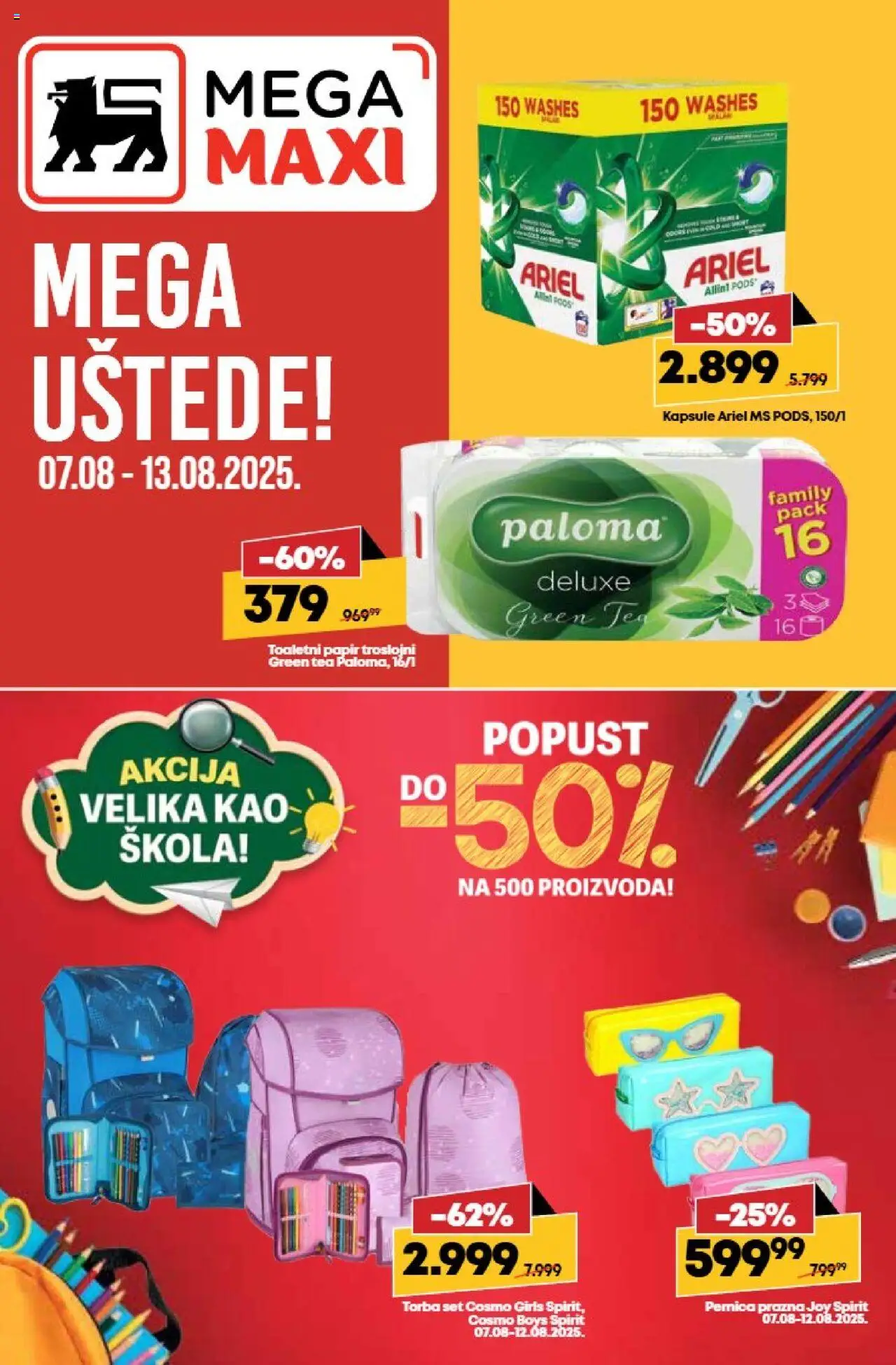 Mega Maxi katalog važi od 07.08.2025 - stranica 1