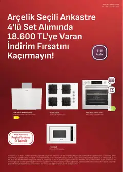 Arçelik Ankastre Kataloğu 01.12.2025 - Broşürünün önizlemesi | Strana: 5