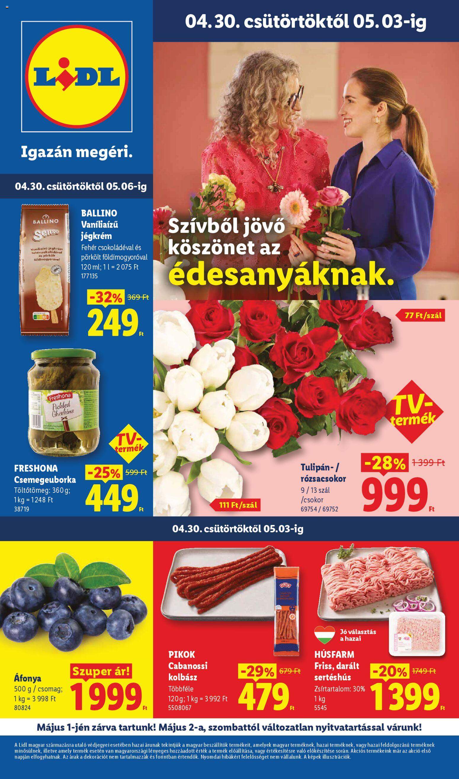 Akciós újság Lidl 04.30.