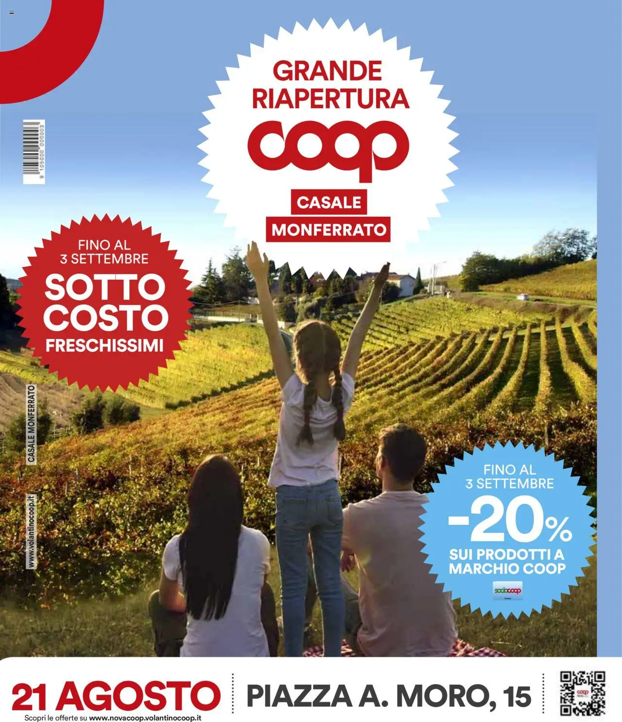 Volantino COOP valido da 21/08/2025 numero di pagina 1