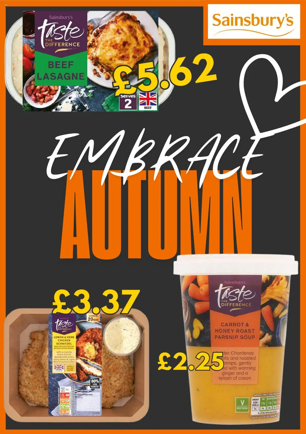 Sainsbury's shop Weekly offers valid from 30/09/2025 - Page number 1 - Cream, Honey, Butter, Lasagne, Ginger, Beef, Herb, Chicken breast