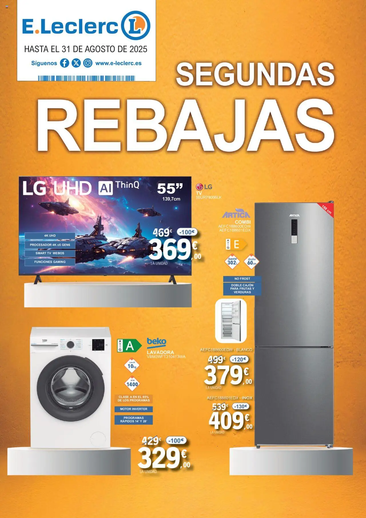 E.Leclerc Folleto > 04/08 - 31/08/2025 > Ofertas
