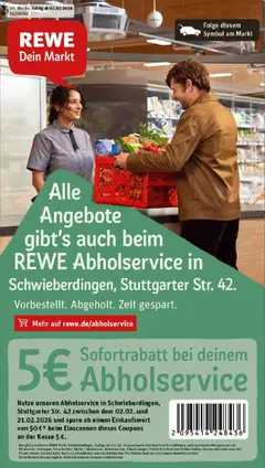 Vorschau von dem Prospekt des Geschäftes Rewe, gültig ab dem 02.02.2026