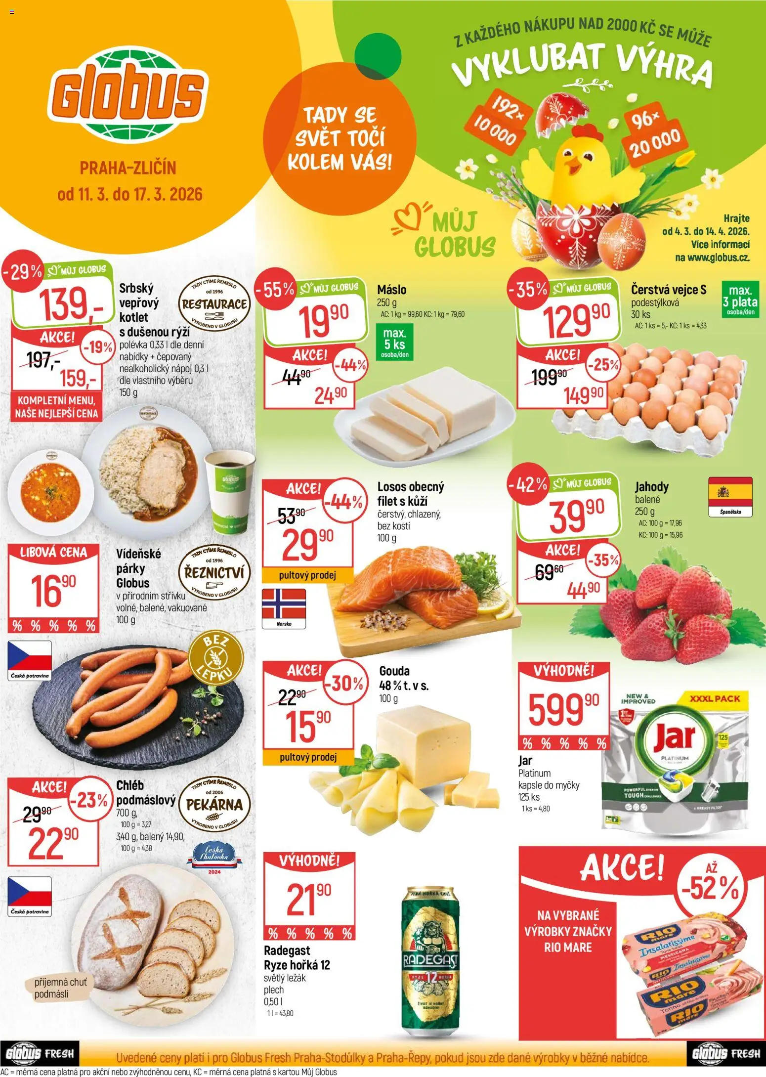 Náhled nabídky: Globus Globus leták - Praha Zličín platný od 11.03.2026