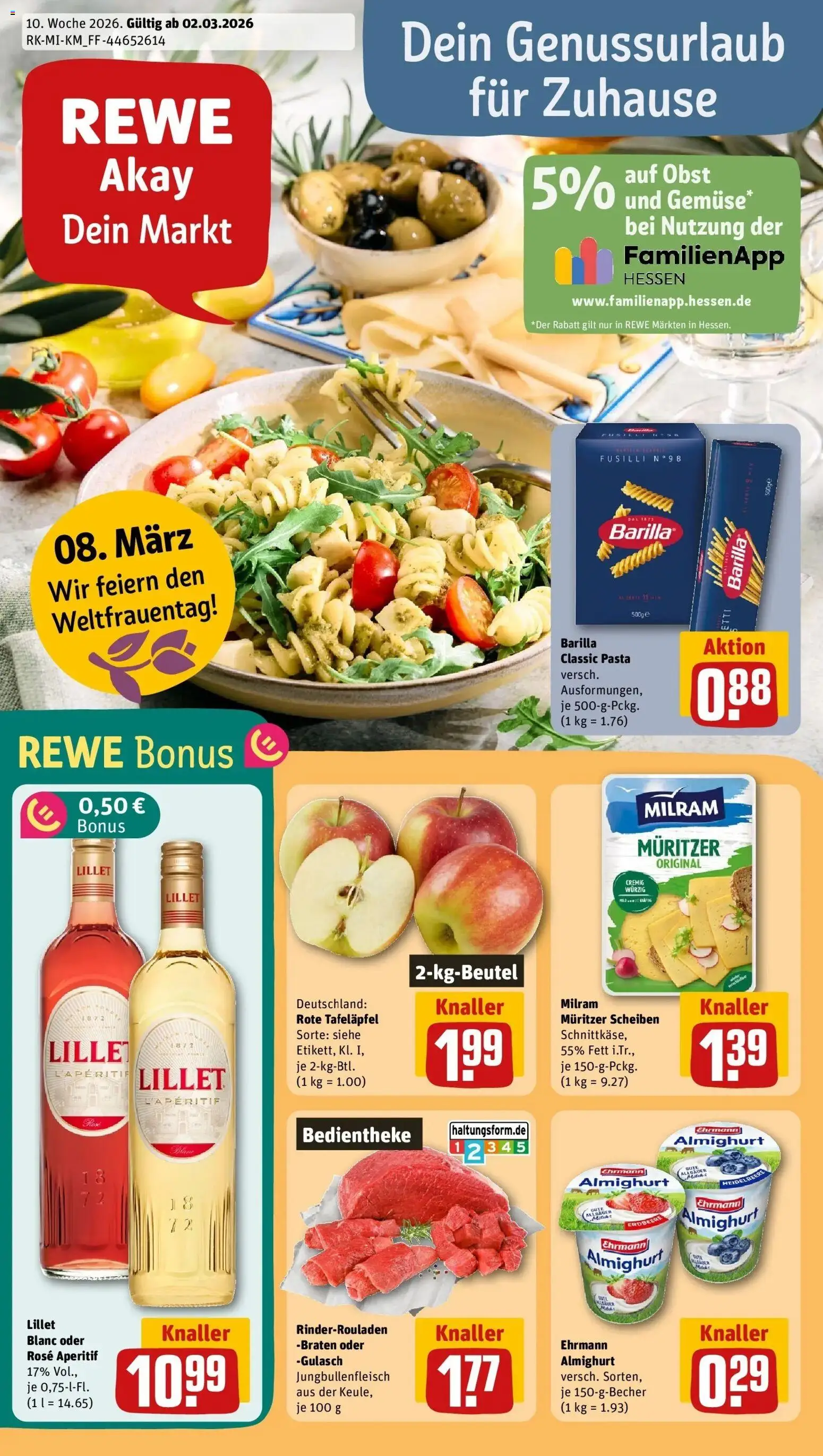 Vorschau von dem Prospekt des Geschäftes Rewe, gültig ab dem 02.03.2026