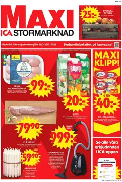 Förhandsgranska reklamblad Bromma från butik ICA Maxi gäller från 16/02/2026