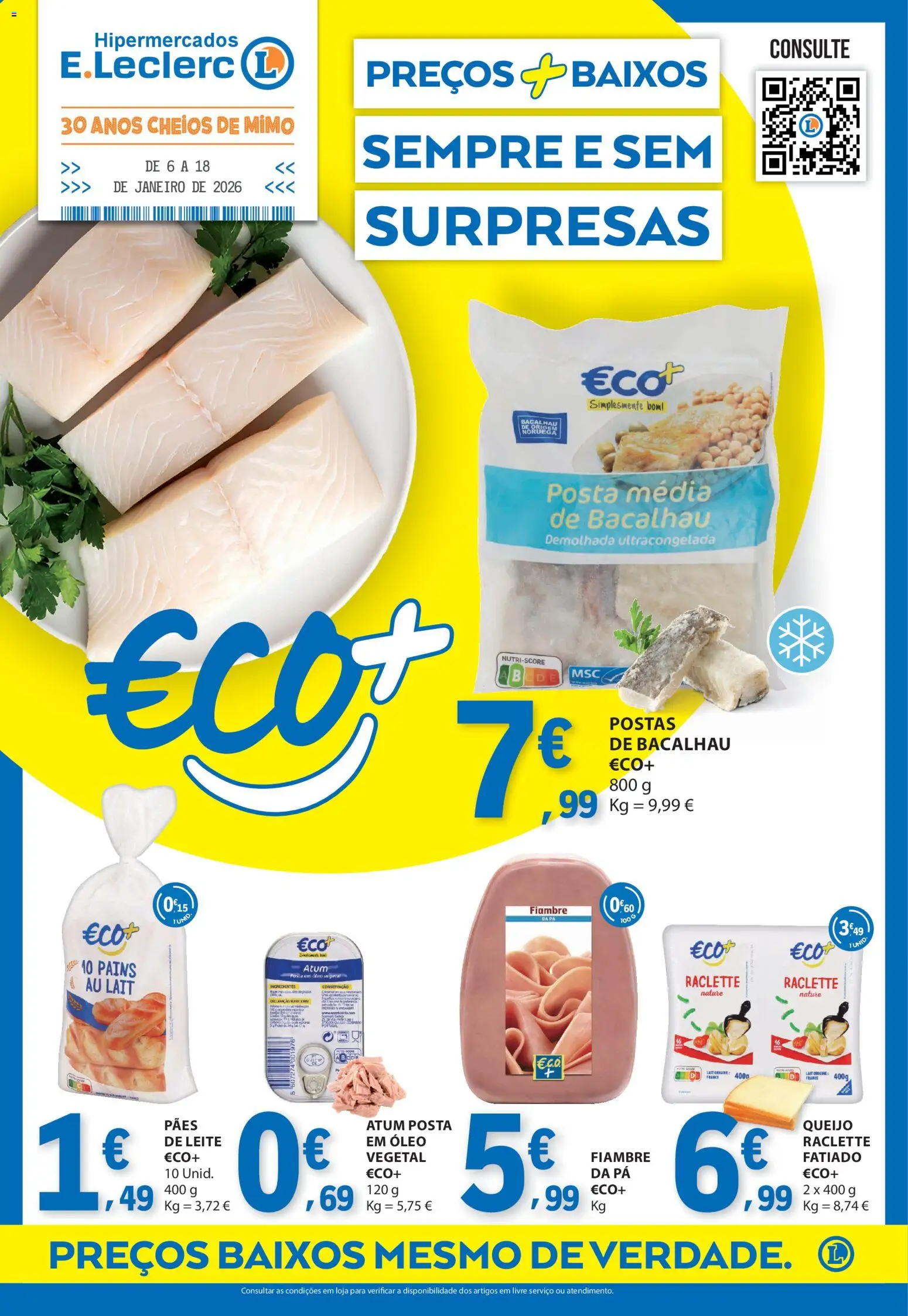Pré-visualização do folheto da loja E.Leclerc válida a partir de 06/01/2026