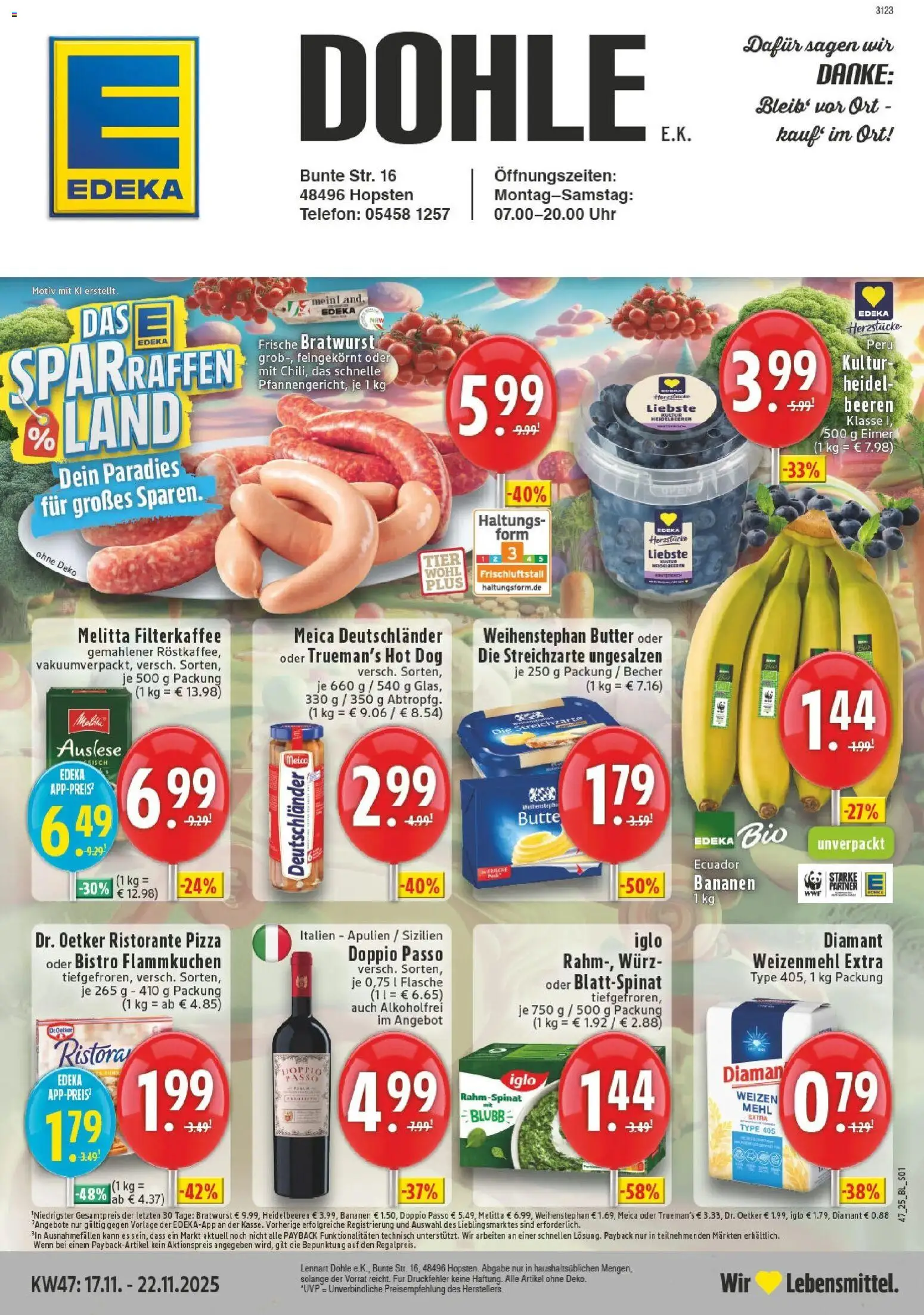 Vorschau von dem Prospekt des Geschäftes Edeka, gültig ab dem 17.11.2025