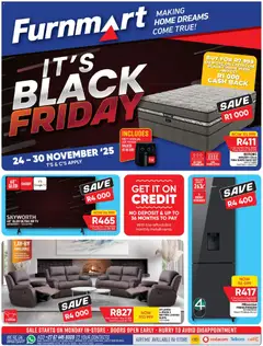 Preview of Furnmart flyer valid from 24/11/2025