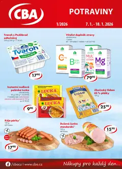 Náhled nabídky: CBA Leták platný od 07.01.2026