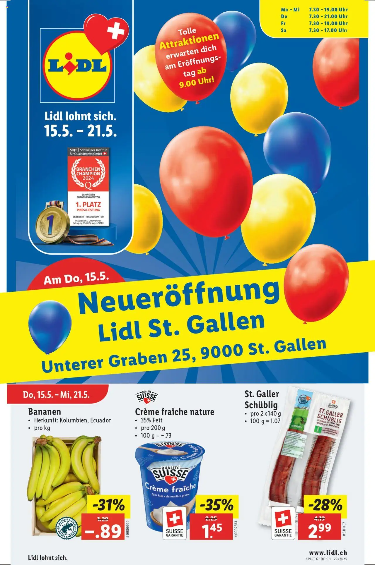 Lidl Aktionen Unterer Graben ab 15.05.2025 > Angebote