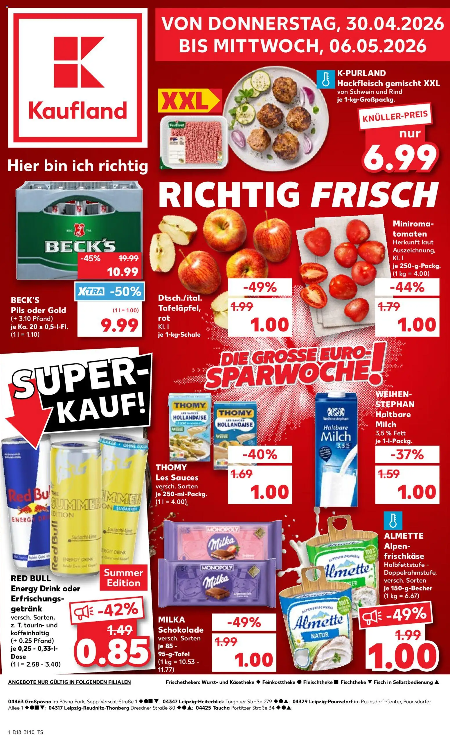 Vorschau von dem Prospekt des Geschäftes Kaufland, gültig ab dem 30.04.2026