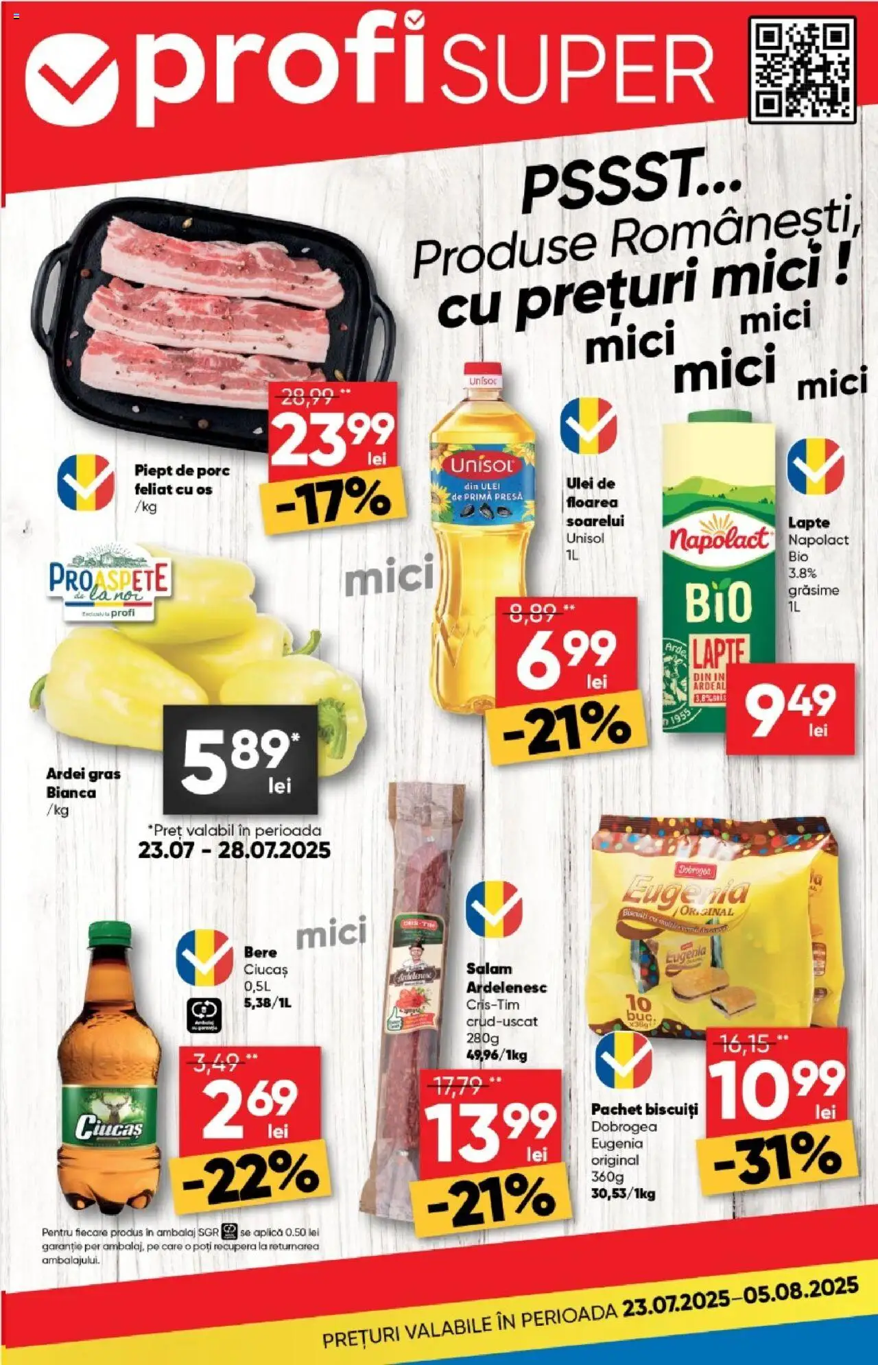 Catalog Profi nou 23.07.2025 - Oferte "Revista Super" - Pagină 1