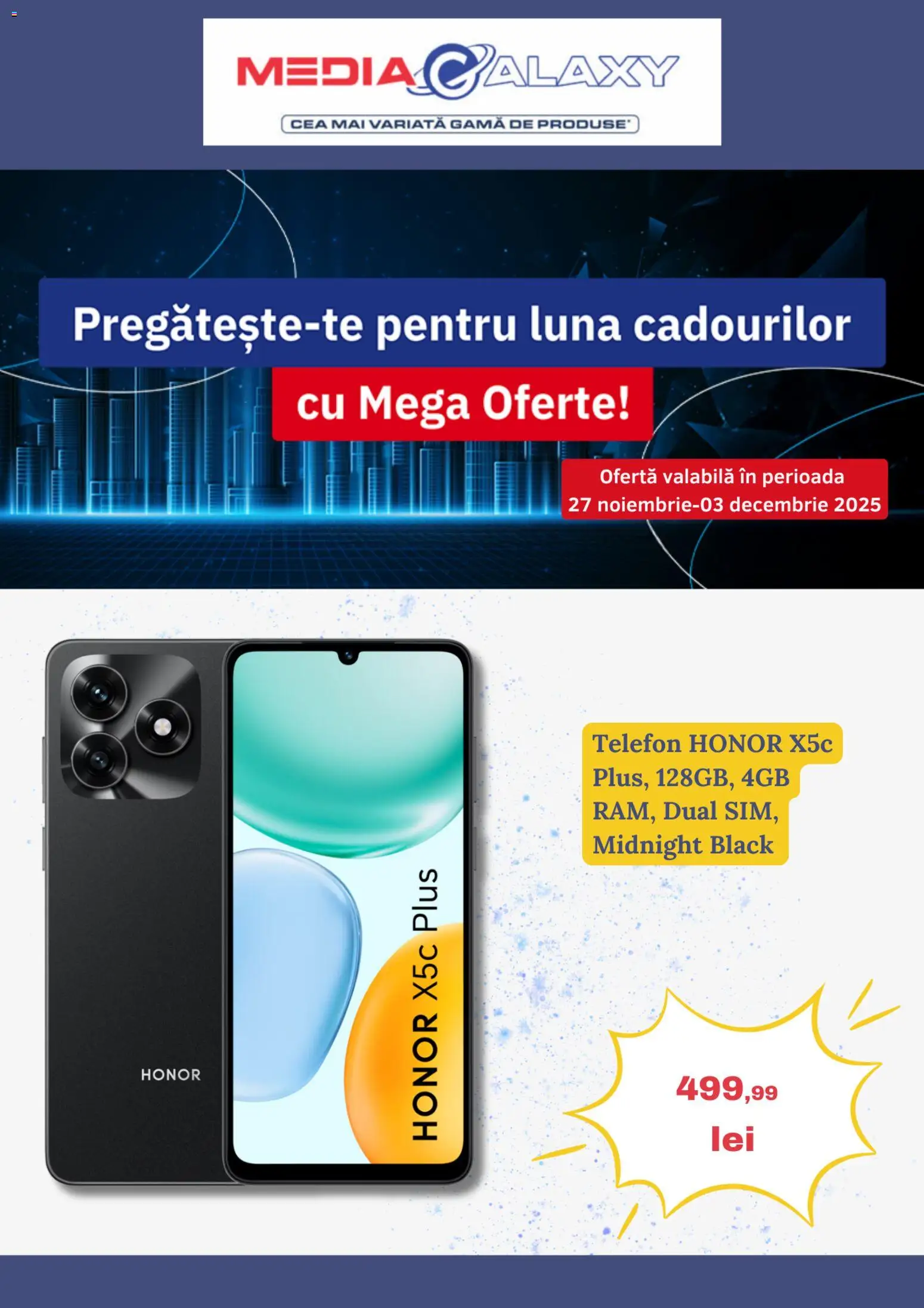 Previzualizarea de cataloage: Media Galaxy Catalog nou valabil de la 27.11.2025
