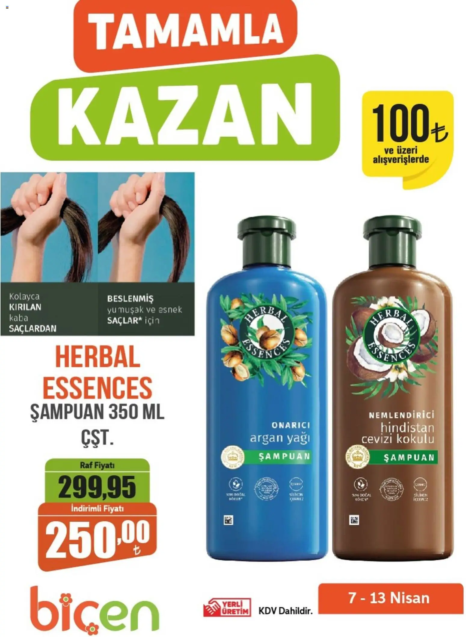 Biçen Market Biçen Market - Tamamla Kazan 07.04.2026 - Broşürünün önizlemesi