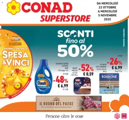 Anteprima dell'opuscolo Volantino Superstore Lombardia dal negozio Conad valido da 22/10/2025