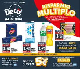 Anteprima dell'opuscolo Decò volantino MaxiStore Vitulazio dal negozio Decò valido da 06/03/2026