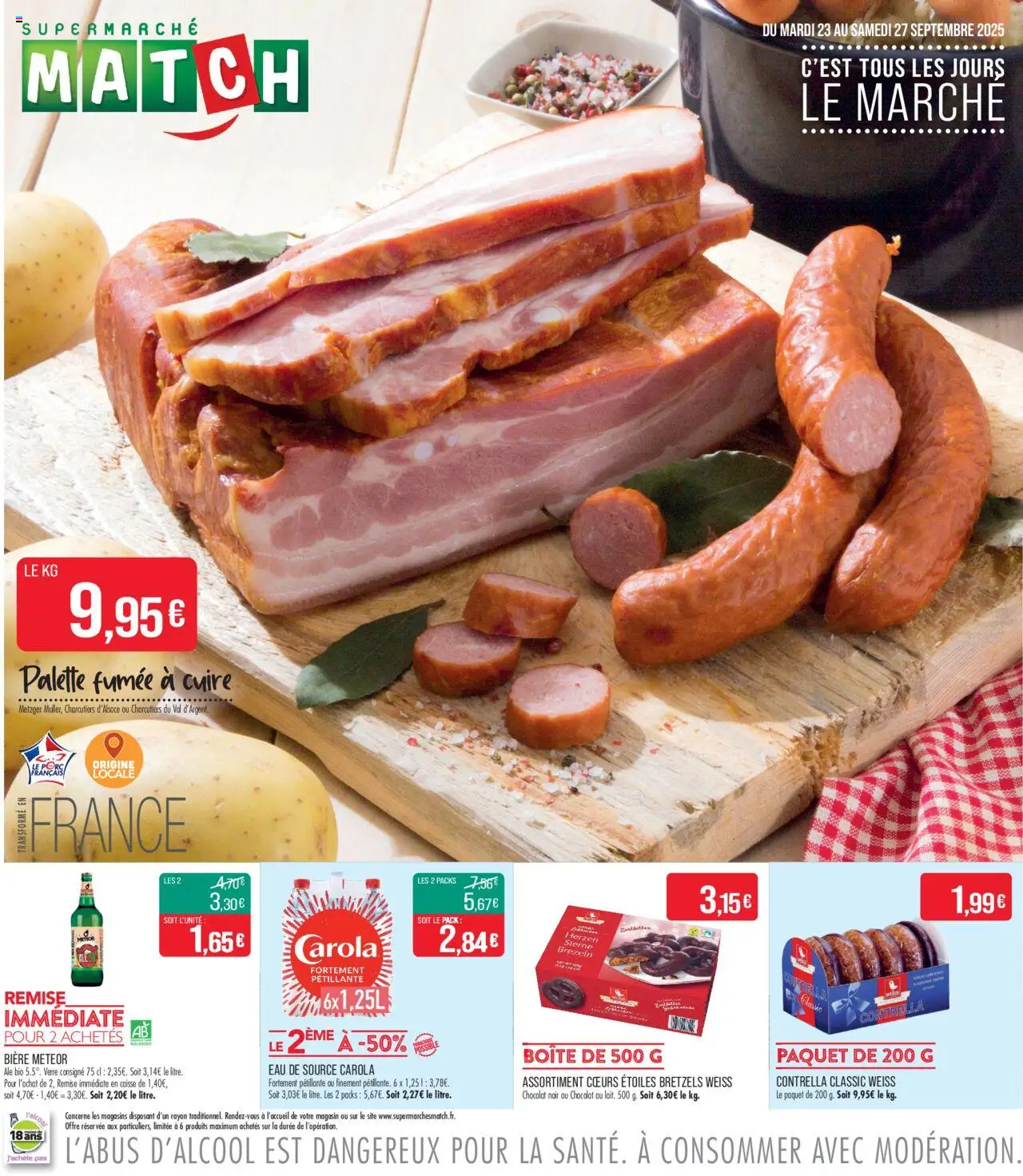 Prospectus de la boutique Match Supermarché valable du 23/09/2025 - Page numéro 1