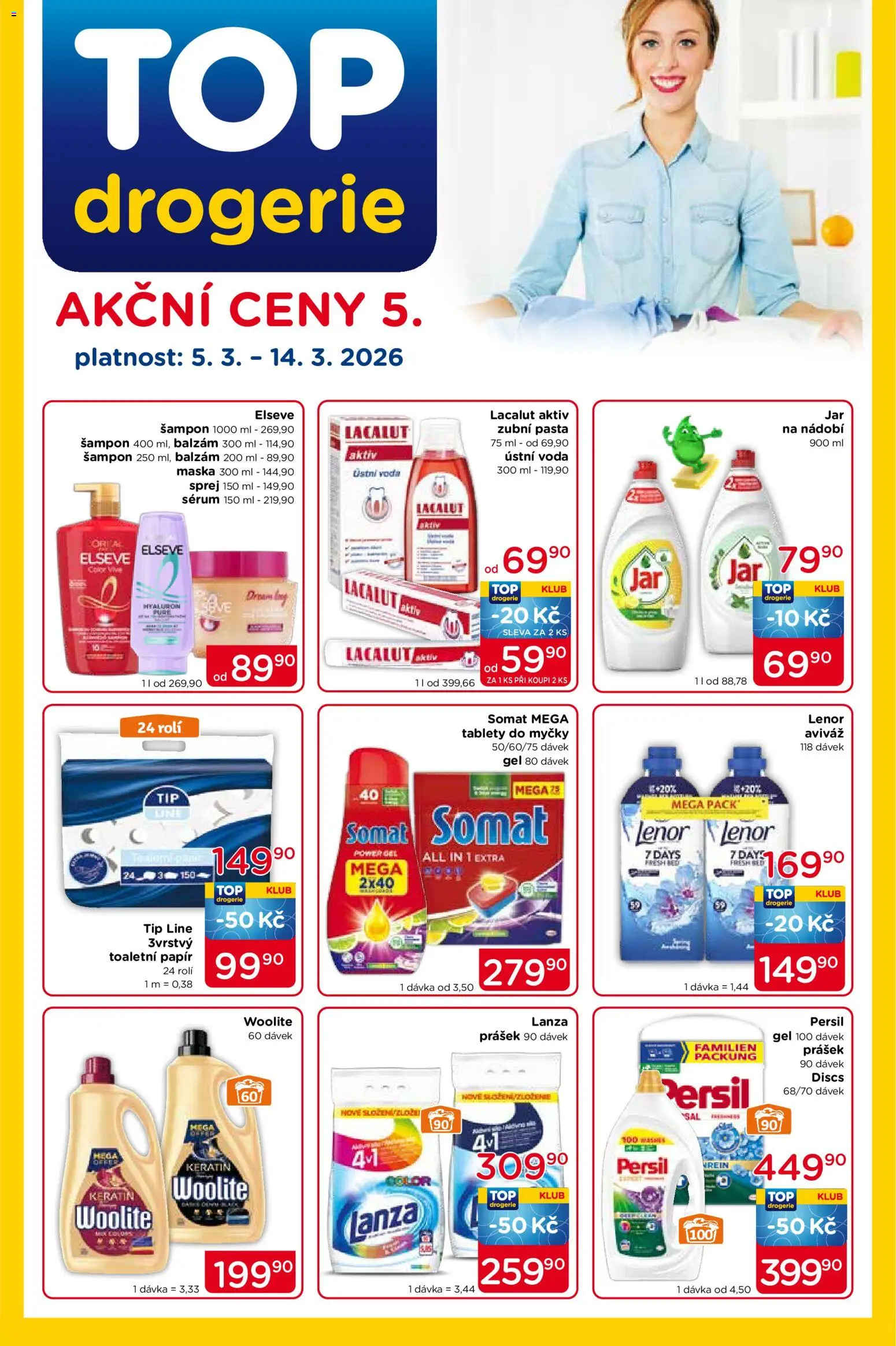 Náhled nabídky: Top drogerie Top drogerie leták platný od 05.03.2026