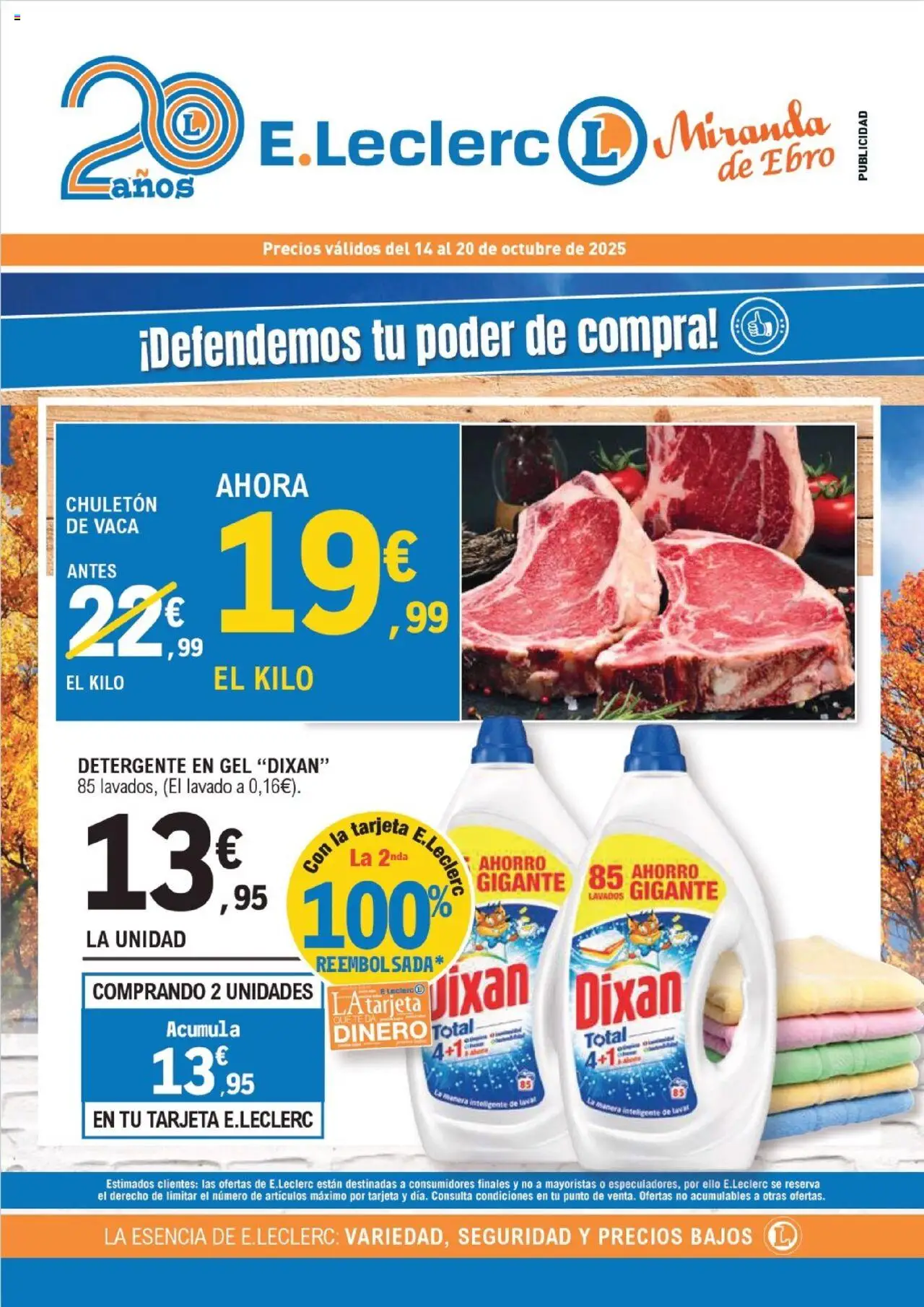 E.Leclerc Folleto > 14/10 - 20/10/2025 > Ofertas