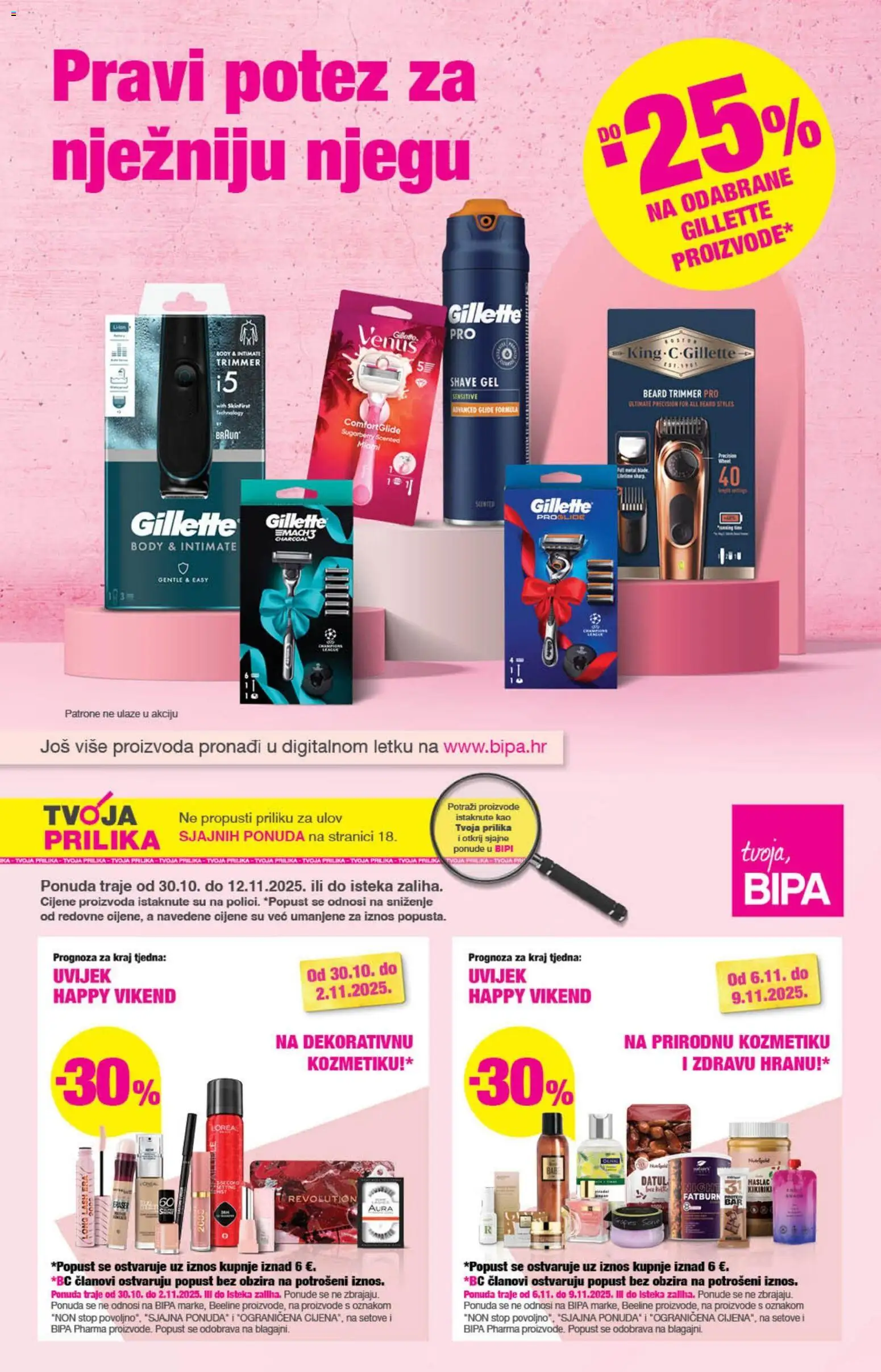Pregled letka Katalog trgovine Bipa vrijedi od 30.10.2025
