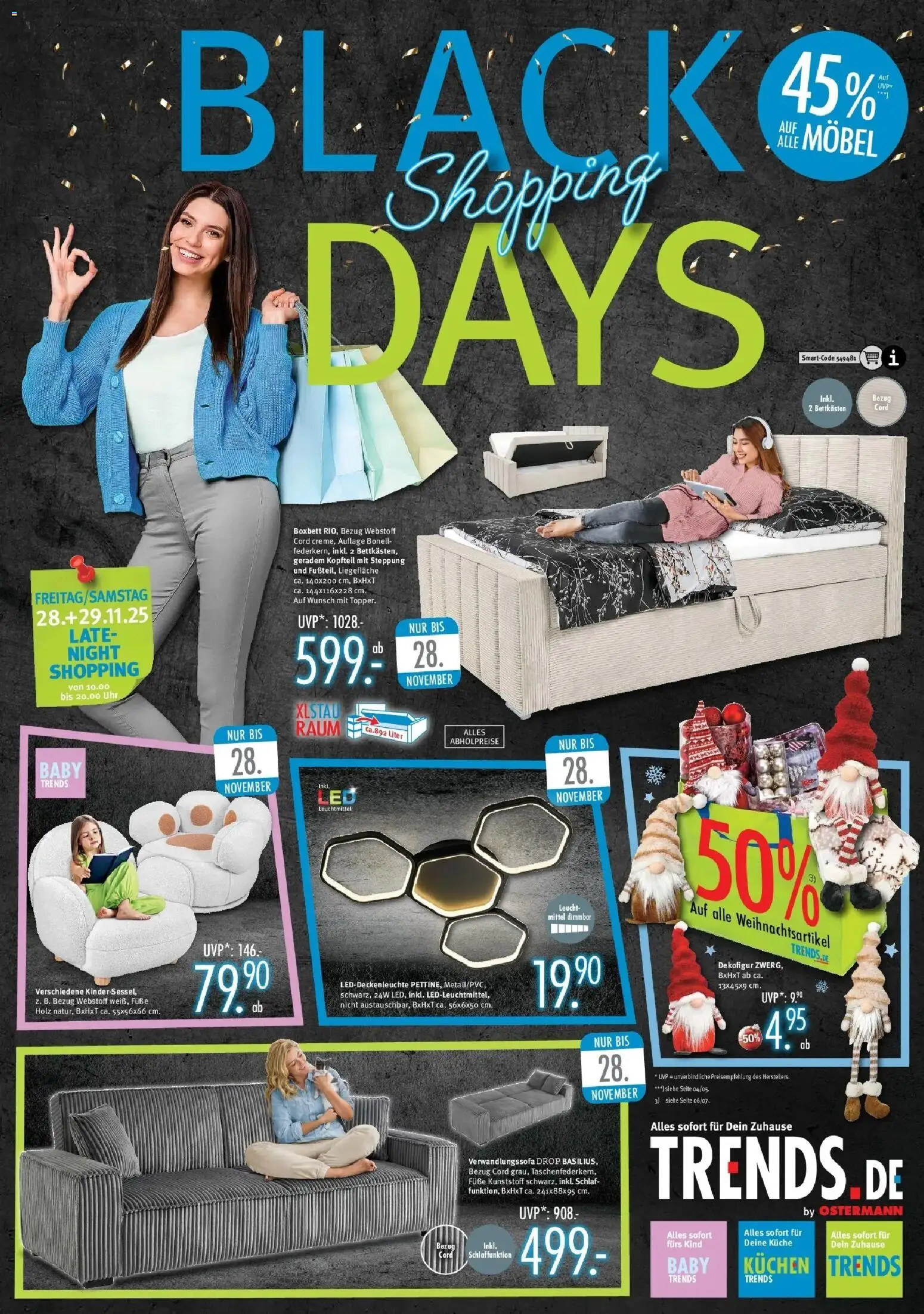 Vorschau von dem Prospekt des Geschäftes Trends, gültig ab dem 21.11.2025