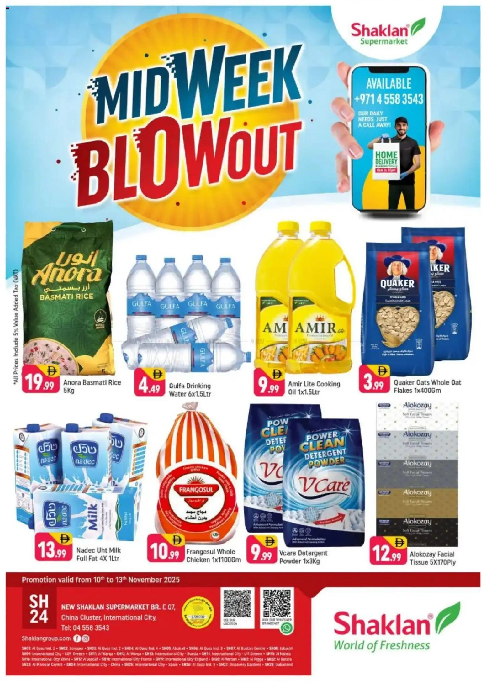Preview of the catalogue Midweek Blowout - E07, International City, China Cluster of store Shaklan valid from 10 Nov, 2025
