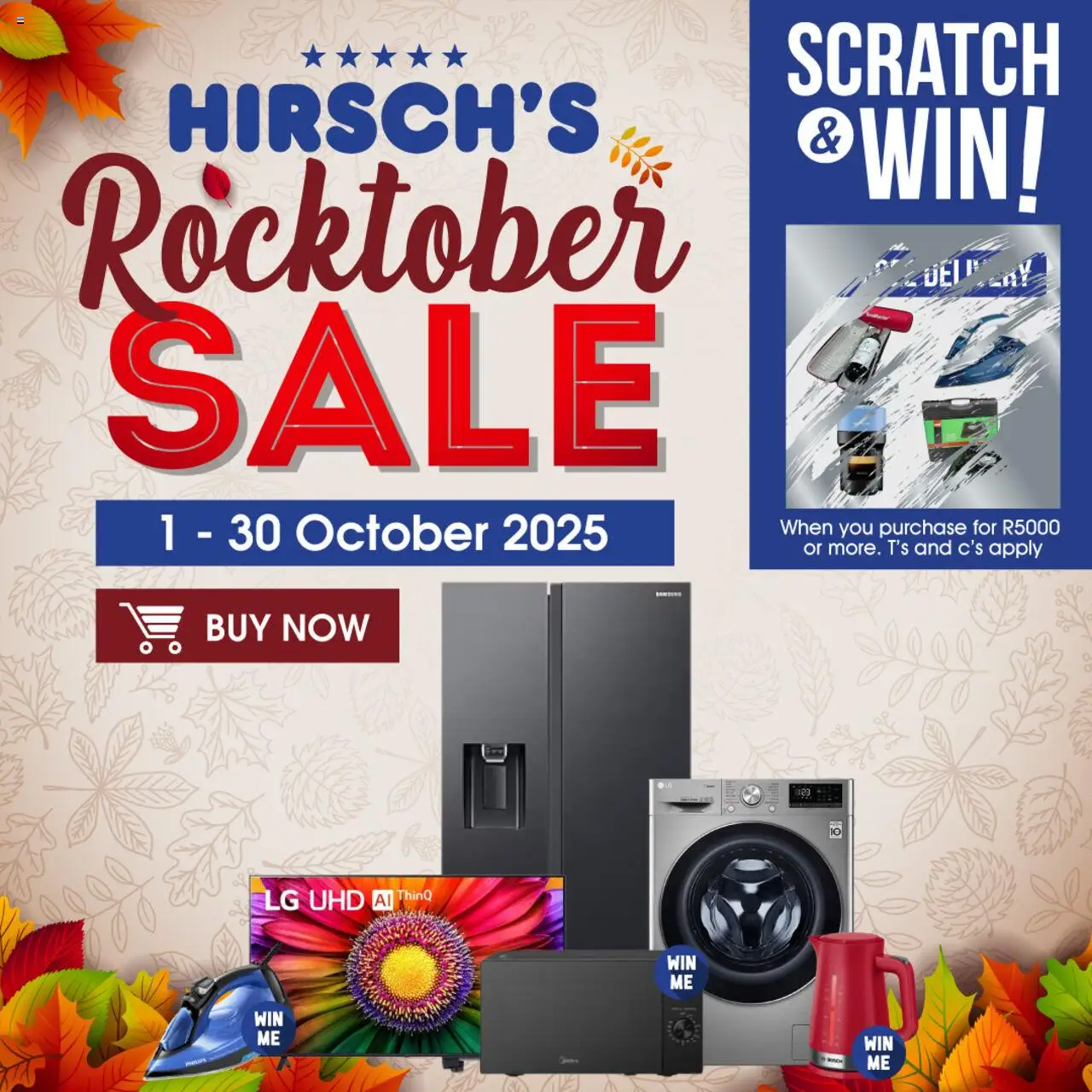 Hirsch's Specials from 01/10 - 30/10/2025 > Promotions