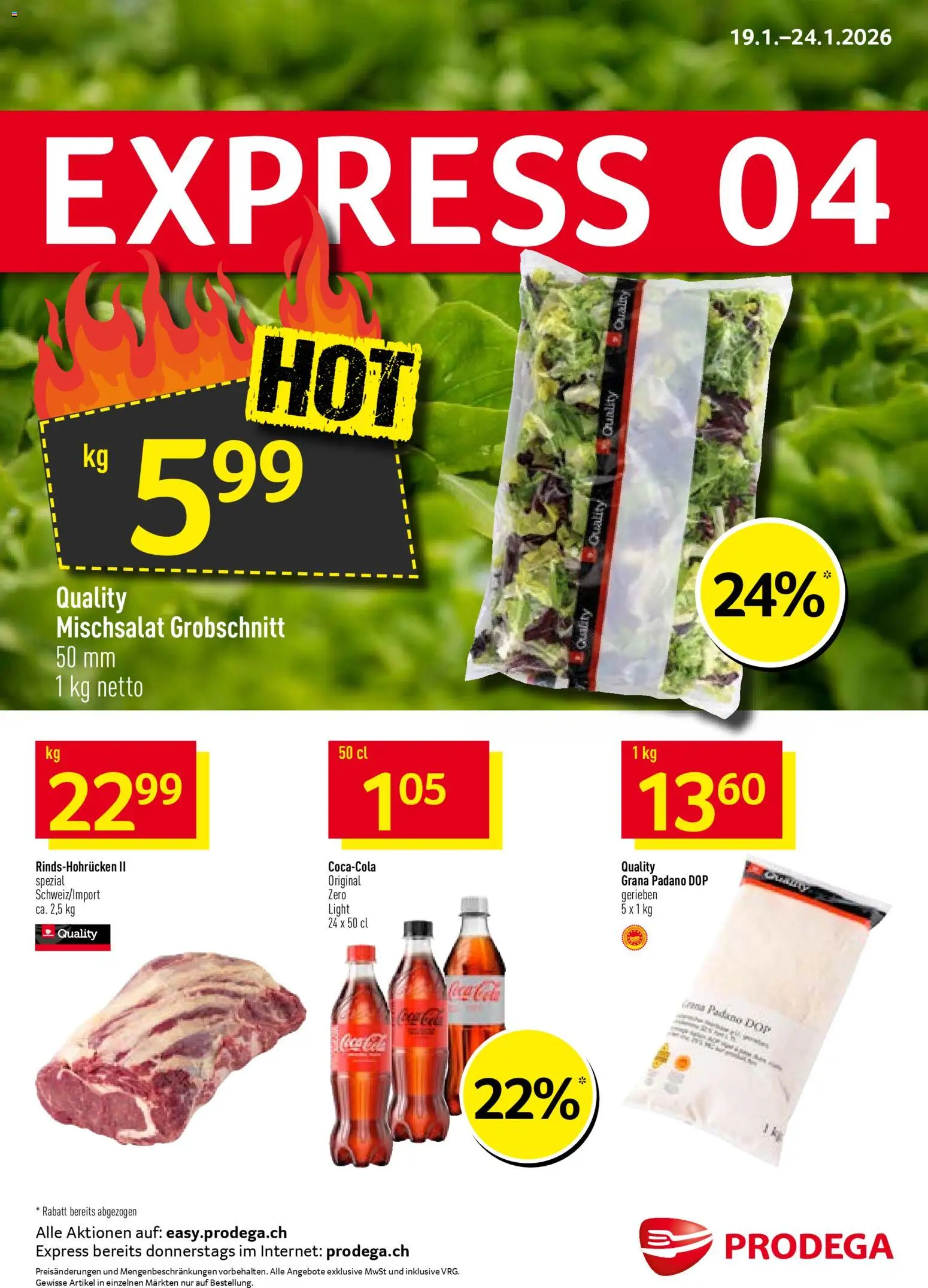 Vorschau des Merkblatts Aktionen vom Shop Prodega gültig von 19.01.2026 bis 24.01.2026