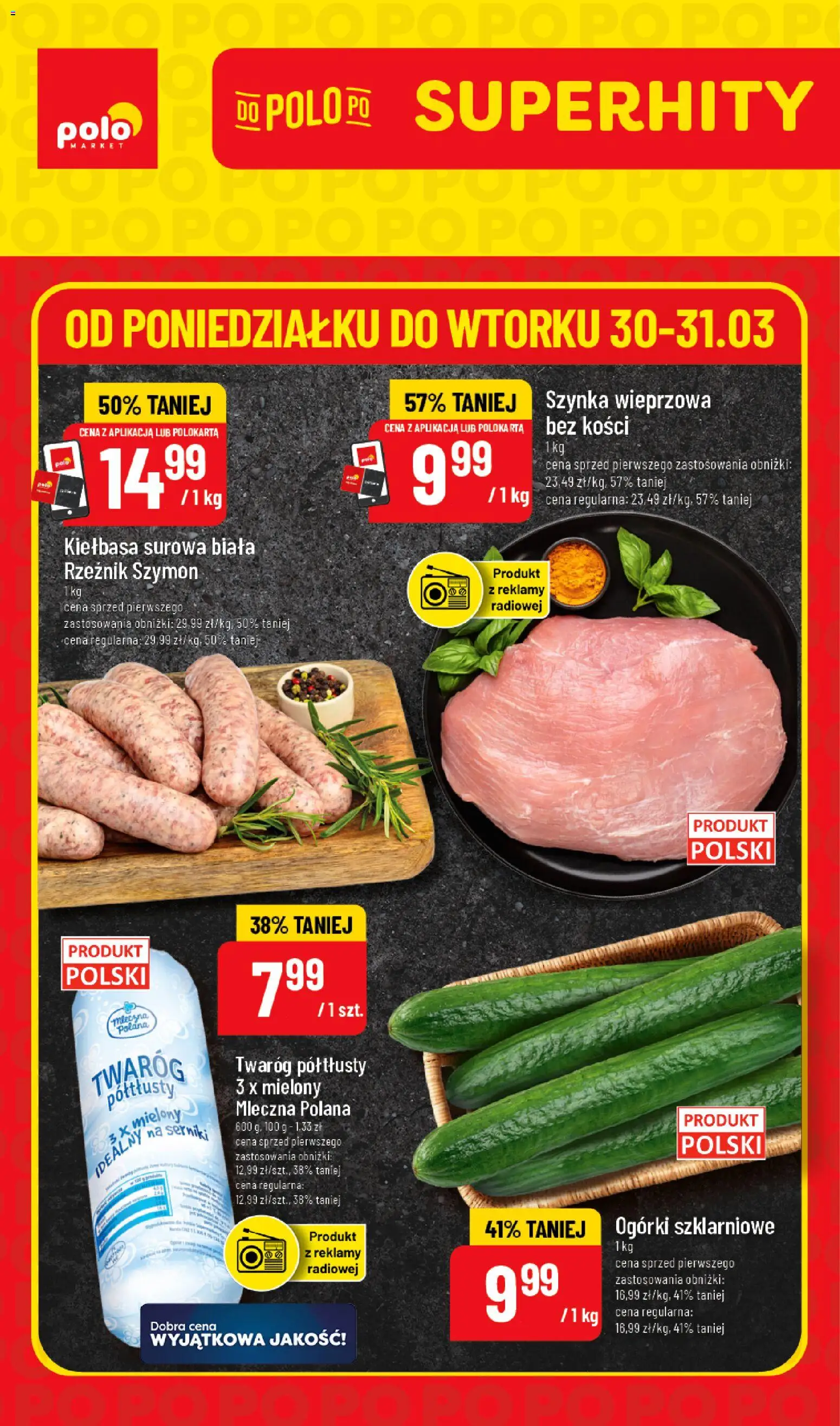 Pogląd gazetki "POLOmarket gazetka - Super Hity" ze sklepu POLOmarket ważnej od 30.03.2026