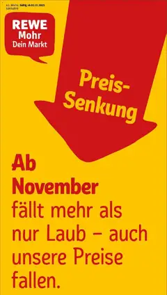 Vorschau von dem Prospekt des Geschäftes Rewe, gültig ab dem 02.11.2025