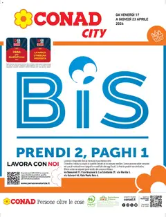 Anteprima dell'opuscolo Conad volantino City Lombardia dal negozio Conad valido da 17/04/2026