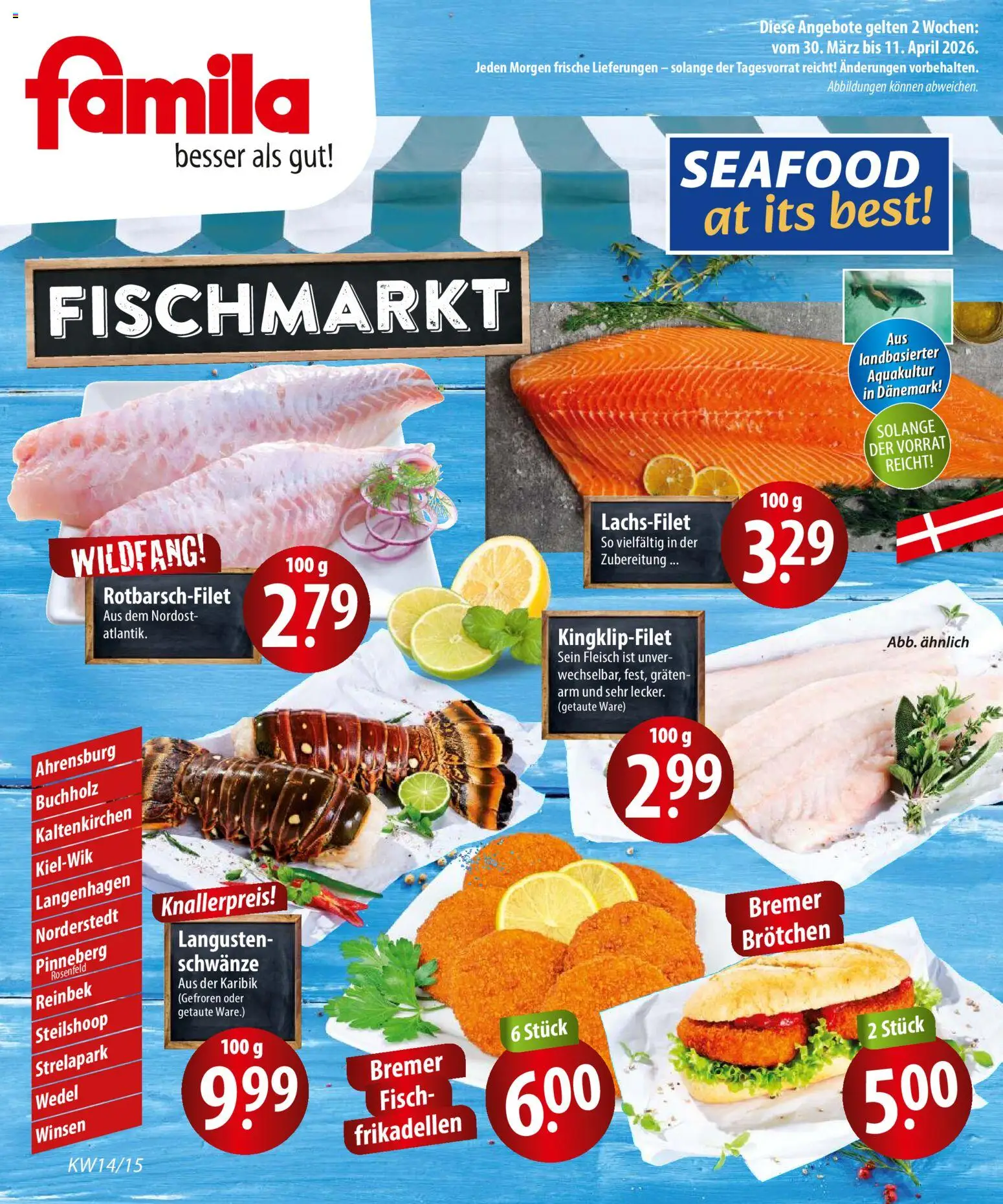 Vorschau von dem Prospekt des Geschäftes Famila, gültig ab dem 30.03.2026