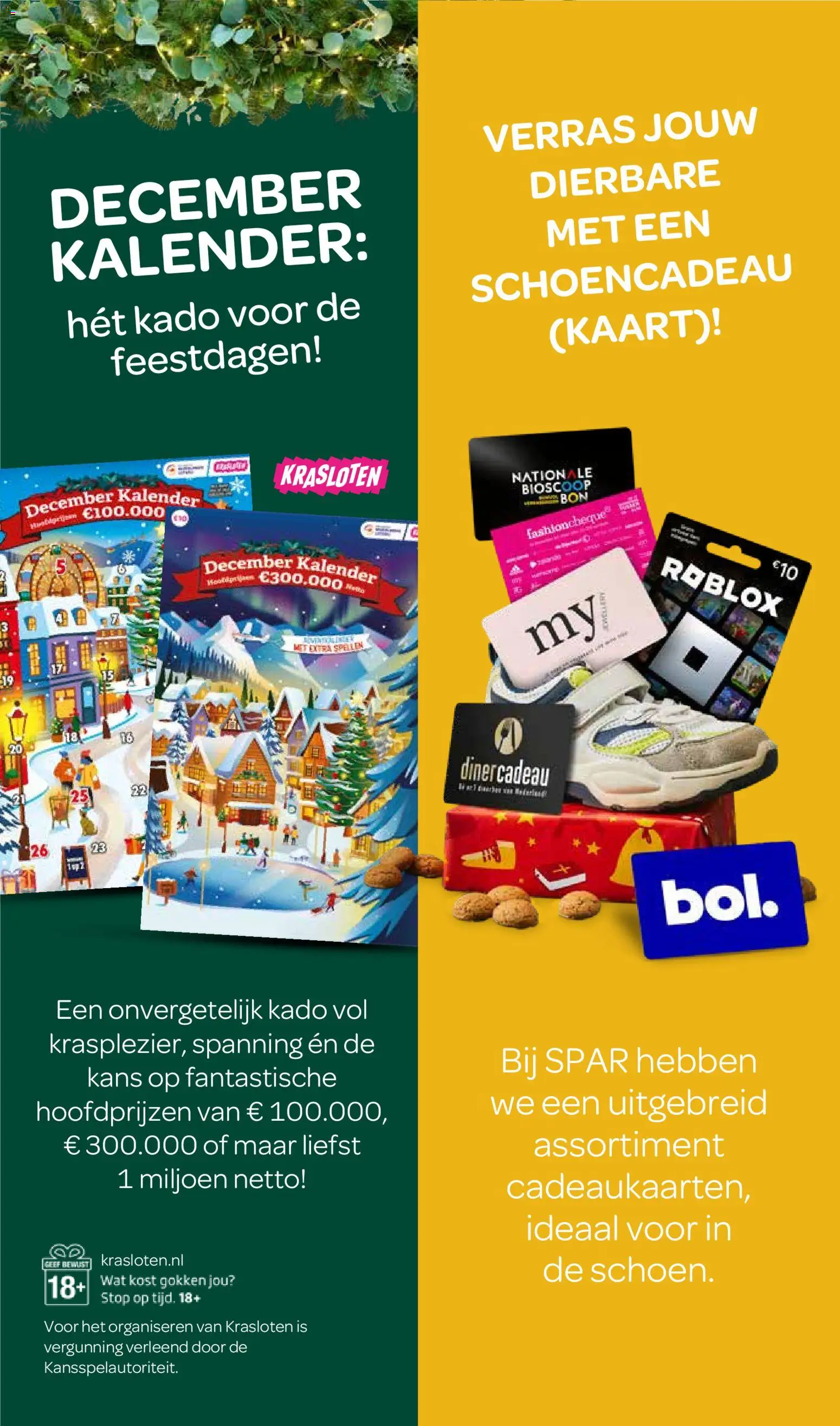 Voorbeeld van Folder van winkel Spar geldig vanaf 20-11-2025