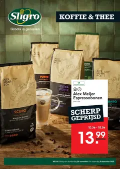 Voorbeeld van Koffiespecial van winkel Sligro geldig vanaf 20-11-2025