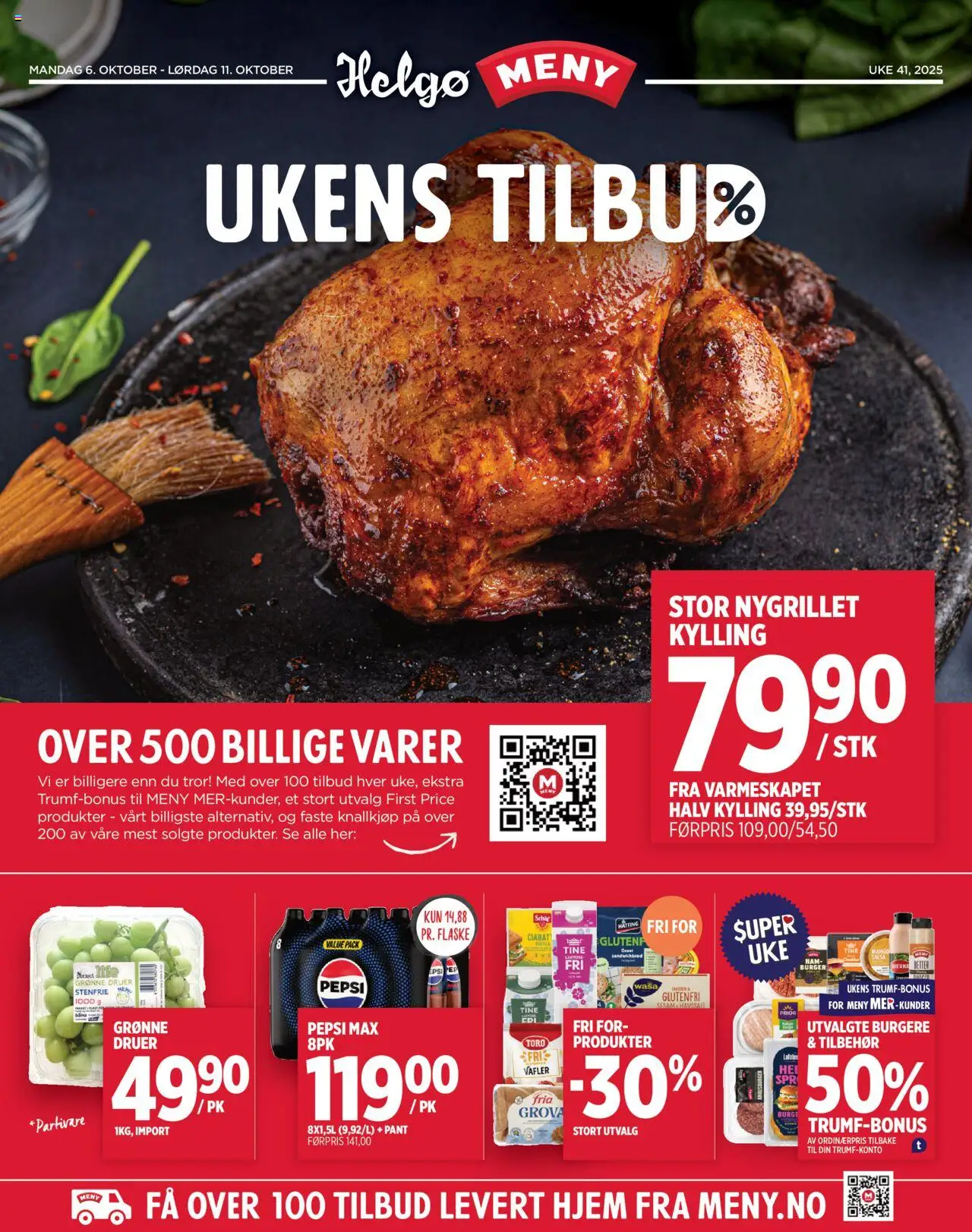 Kundeavis Helgø Meny gyldig fra 06/10/2025 - Sidenummer 1