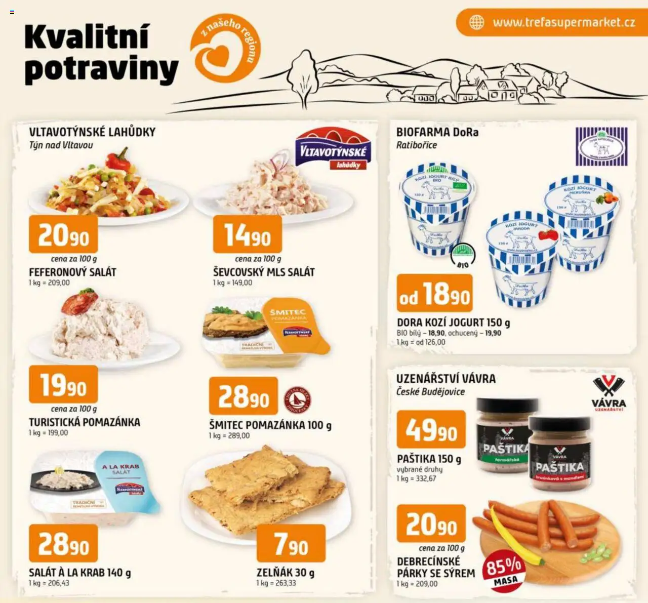  Trefa Leták - Kvalitní potraviny z našeho regionu (27.08.2025 - 02.09.2025)