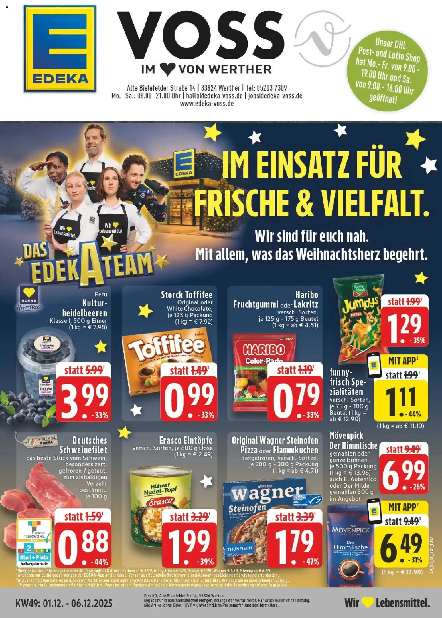 Vorschau von dem Prospekt des Geschäftes Edeka, gültig ab dem 01.12.2025