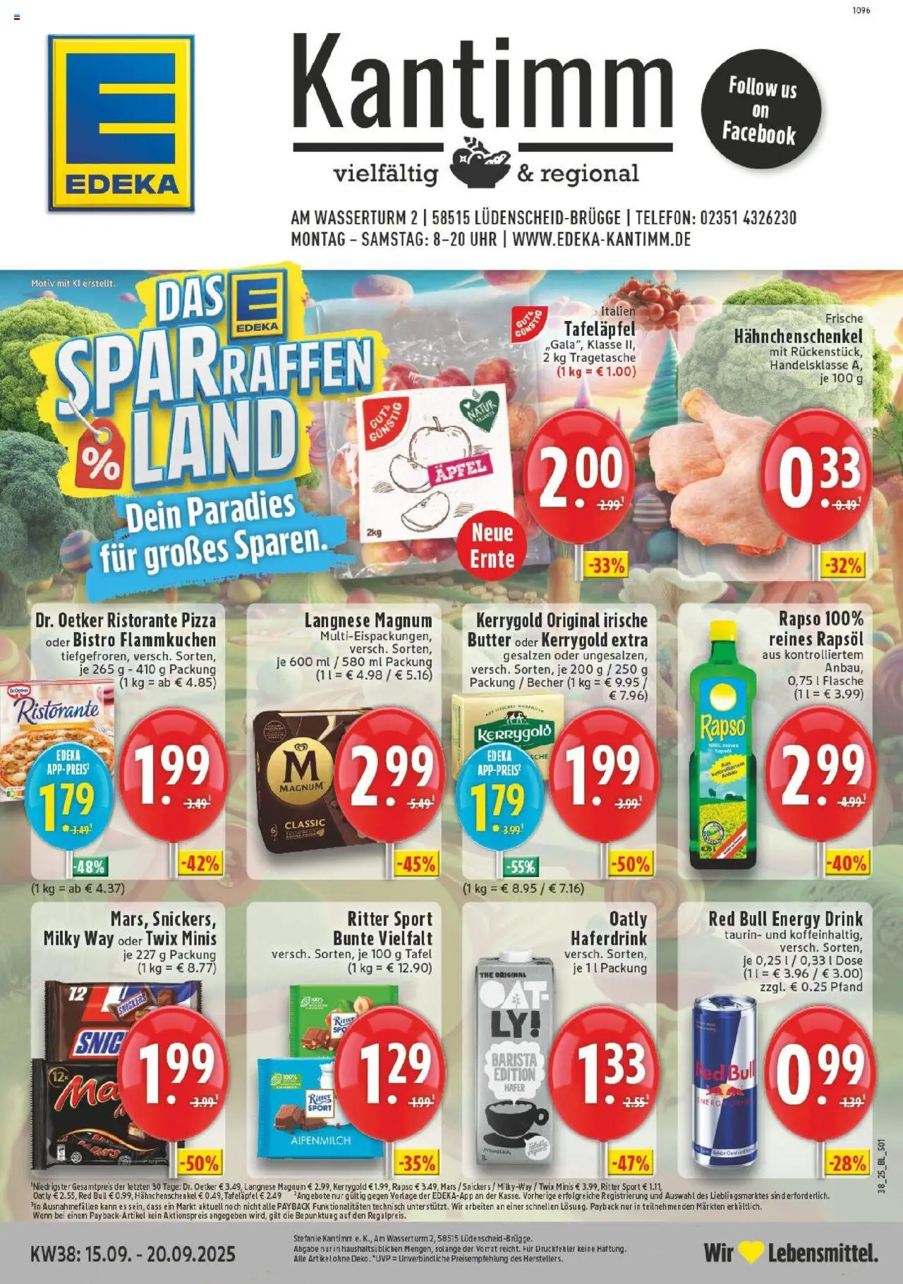 EDEKA Prospekt ab 14.09.2025 - Prospekt Lüdenscheid Online