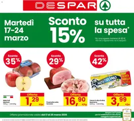 Anteprima dell'opuscolo Despar volantino Budrio dal negozio Despar valido da 17/03/2026