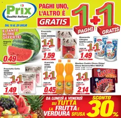Anteprima dell'opuscolo Volantino Vicenza dal negozio Prix valido da 18/07/2025