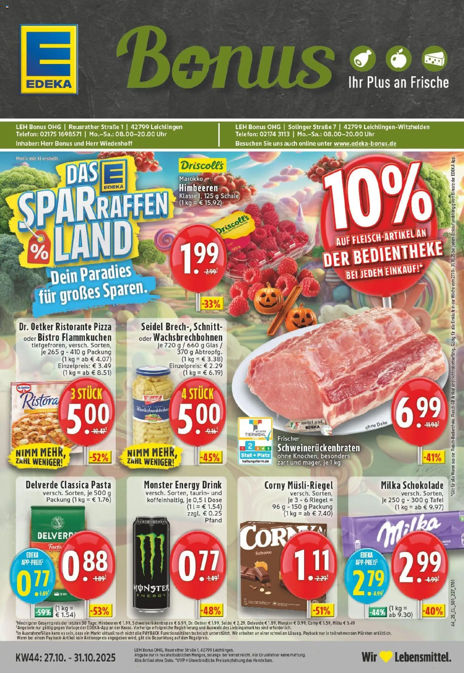 Vorschau von dem Prospekt des Geschäftes Edeka, gültig ab dem 26.10.2025