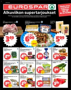 Kaupan Tokmanni EUROSPAR Ylöjärvi Ruokasanomat esikatselu, voimassa 20/10/2025