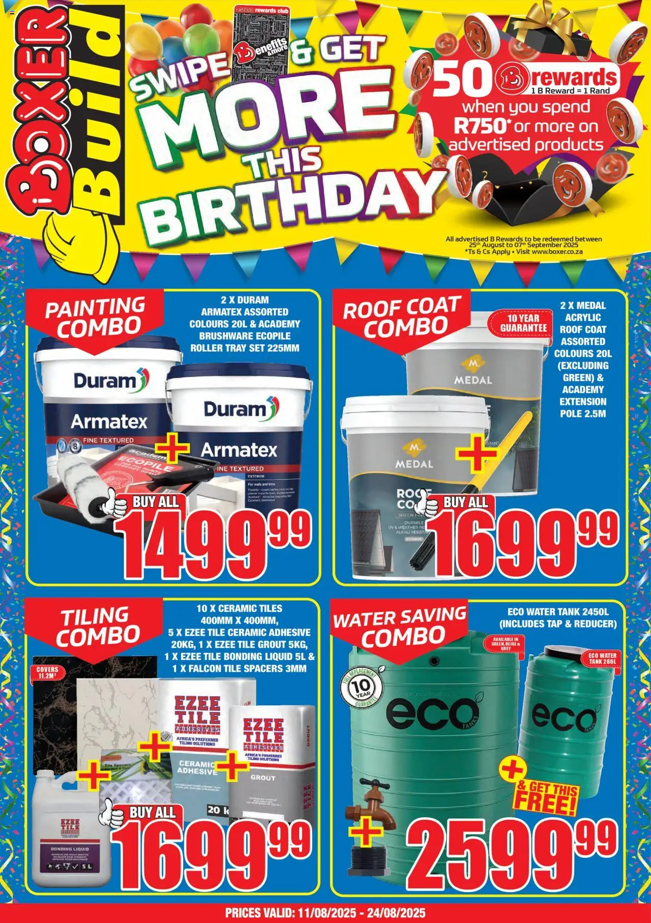 Boxer Eastern Cape - Build from 11/08 - 24/08/2025 > Promotions