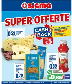 Anteprima dell'opuscolo Volantino Super Offerte dal negozio SIGMA valido da 07/01/2026
