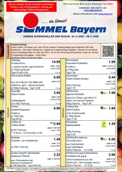 Vorschau von dem Prospekt des Geschäftes Simmel, gültig ab dem 03.11.2025