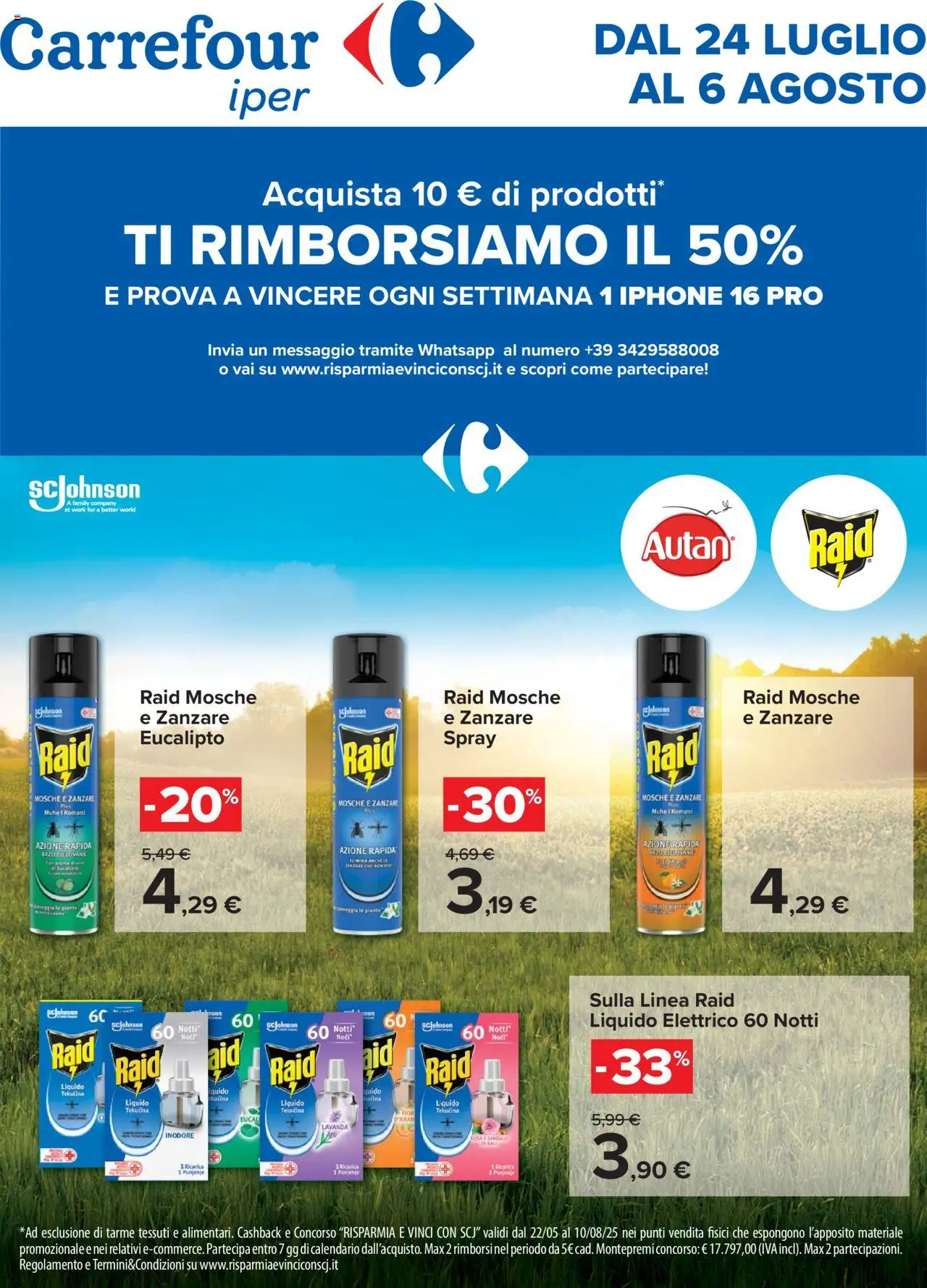 Volantino Carrefour valido da 24/07/2025 numero di pagina 1