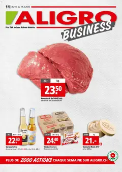 Vorschau des Merkblatts Aligro aktionen Business Chavannes, Matran, Genève, Sion vom Shop Aligro gültig von 09.03.2026 bis 14.03.2026