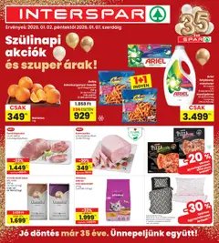 Interspar - Akciós újság Interspar megtekintése, amely érvényes 2026.01.02.-től