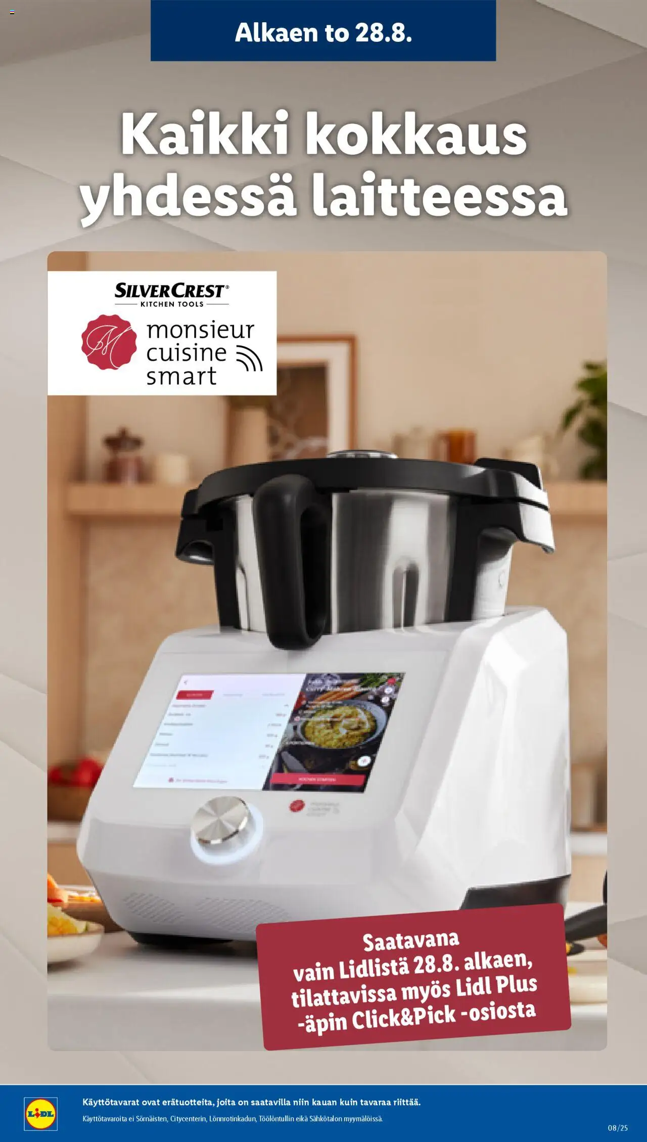 Lidl-kaupan Silvercrest® voimassa 28/08/2025 - Sivulla 1